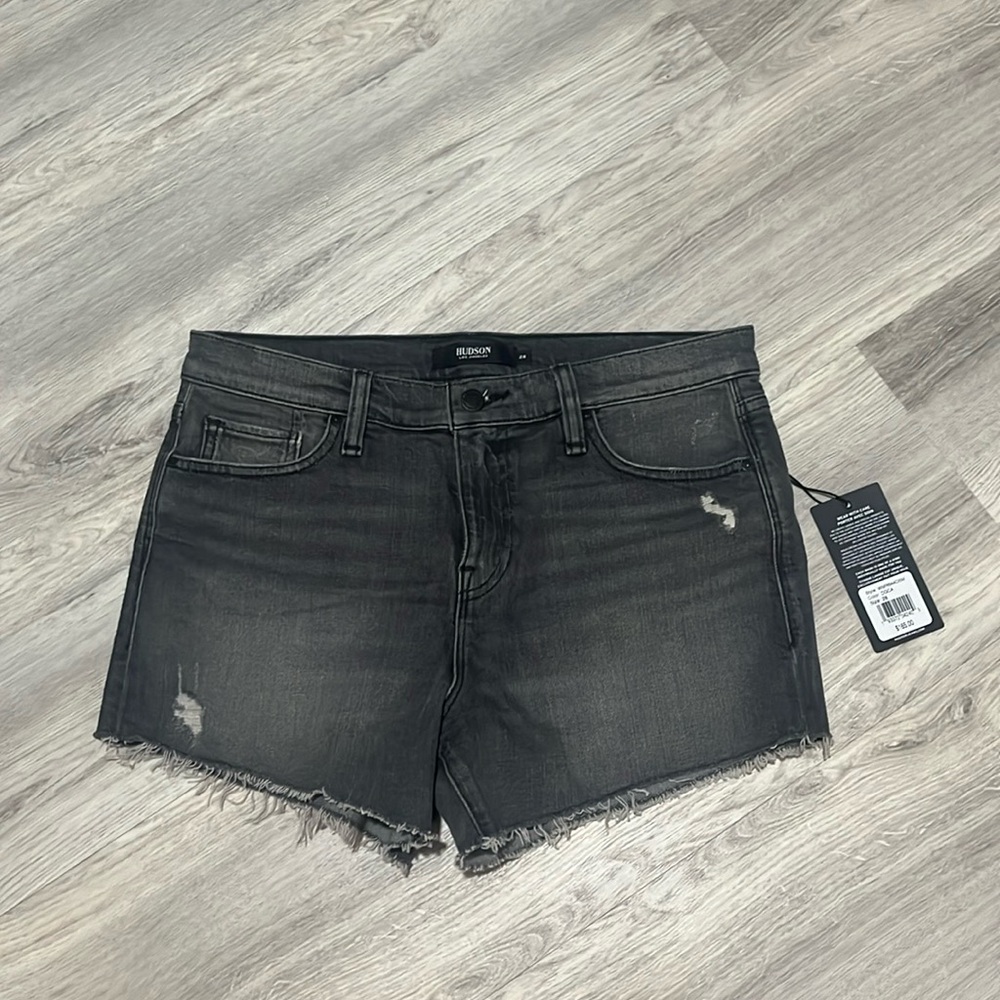 Hudson Gemma Mid Rise Denim Shorts